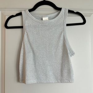 Silver tank top